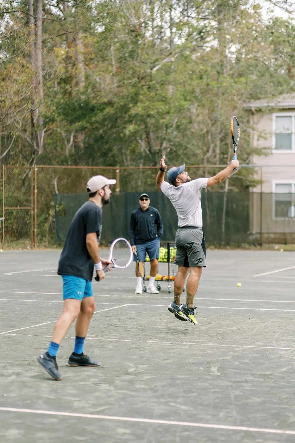 Clay tennis courts